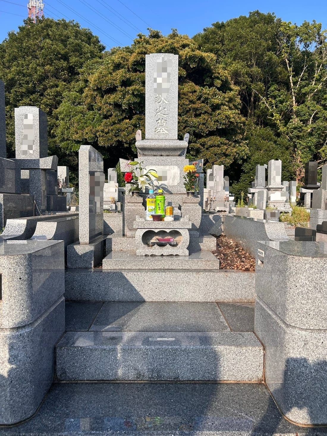 お墓参り・お墓掃除代行の清掃後