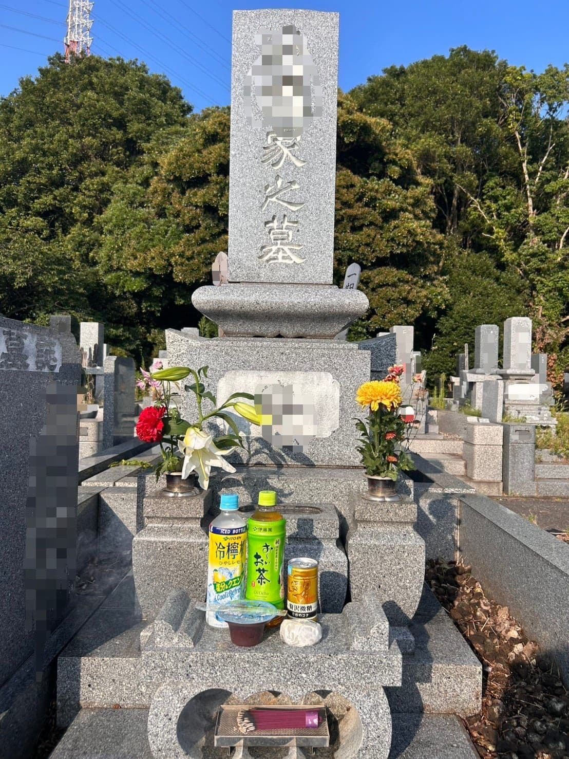 お墓参り代行の作業イメージ